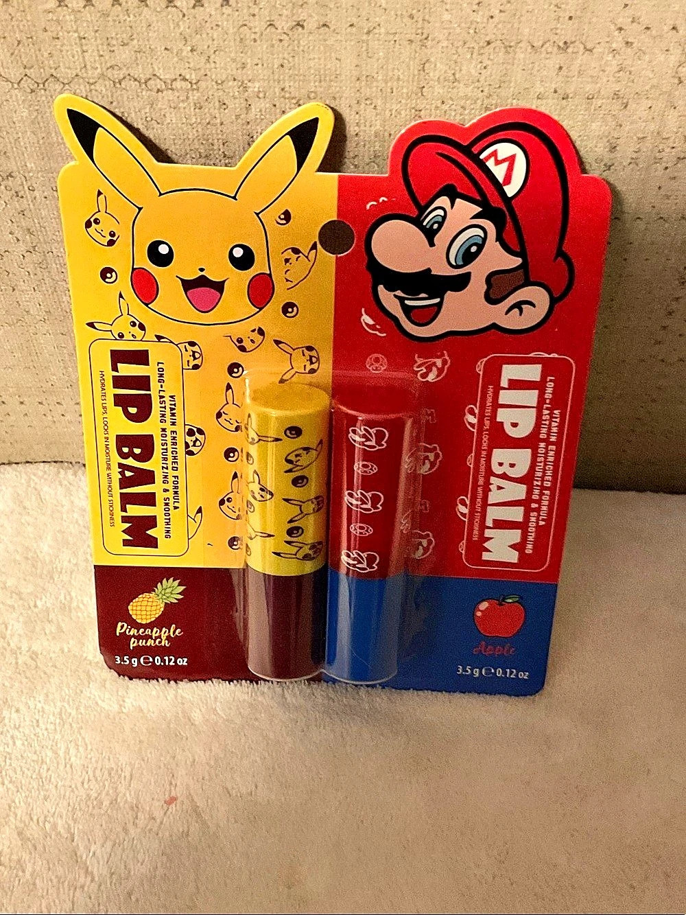 Lip Smacker Nintendo Super Mario Bros. & Pokémon Lip Balm Set Lip Balm Set Red &
